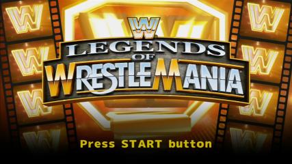 WWE Legends of WrestleMania Title Screen
